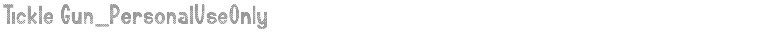 Tickle Gun font preview